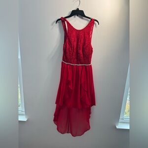 City Studio Vibrant Red Dress